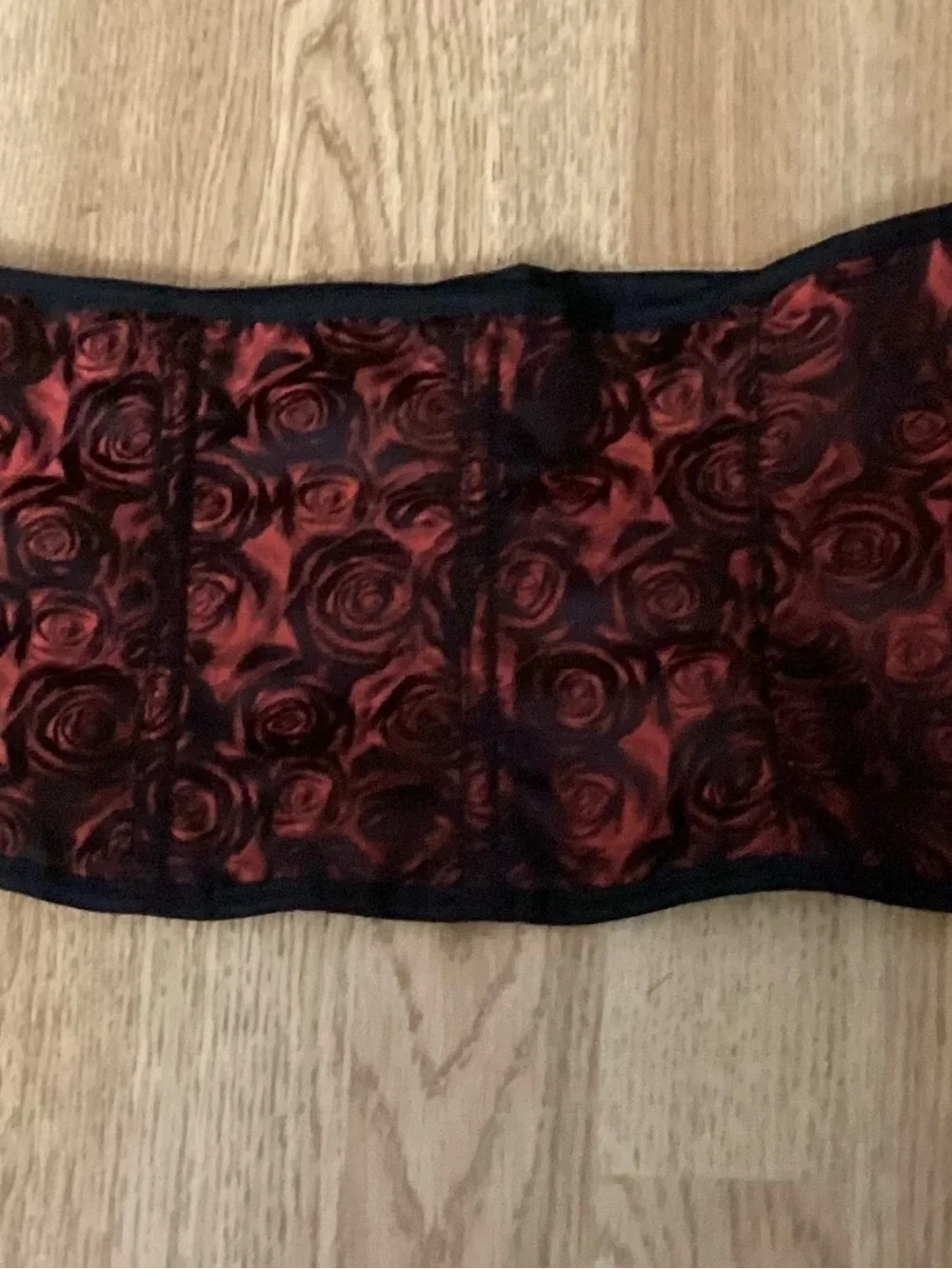 Red Rose Lace-Up Waist Cincher Corset Belt Shapercorset 52